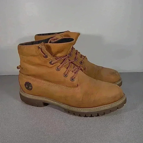 Timberland EarthKeeps Men's/Women Leather Boots Tan Model 6420R 3740 Size US 10M - Picture 1 of 11